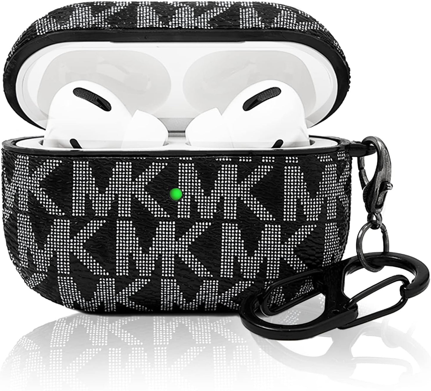 TANGABA Airpods Pro Case Cover for Women Men, Full Body Shockproof Hard Shell Protective Cover Case with Keychain Compatible with Airpods Pro Charging Case [Front LED Visible]  WAWINER   