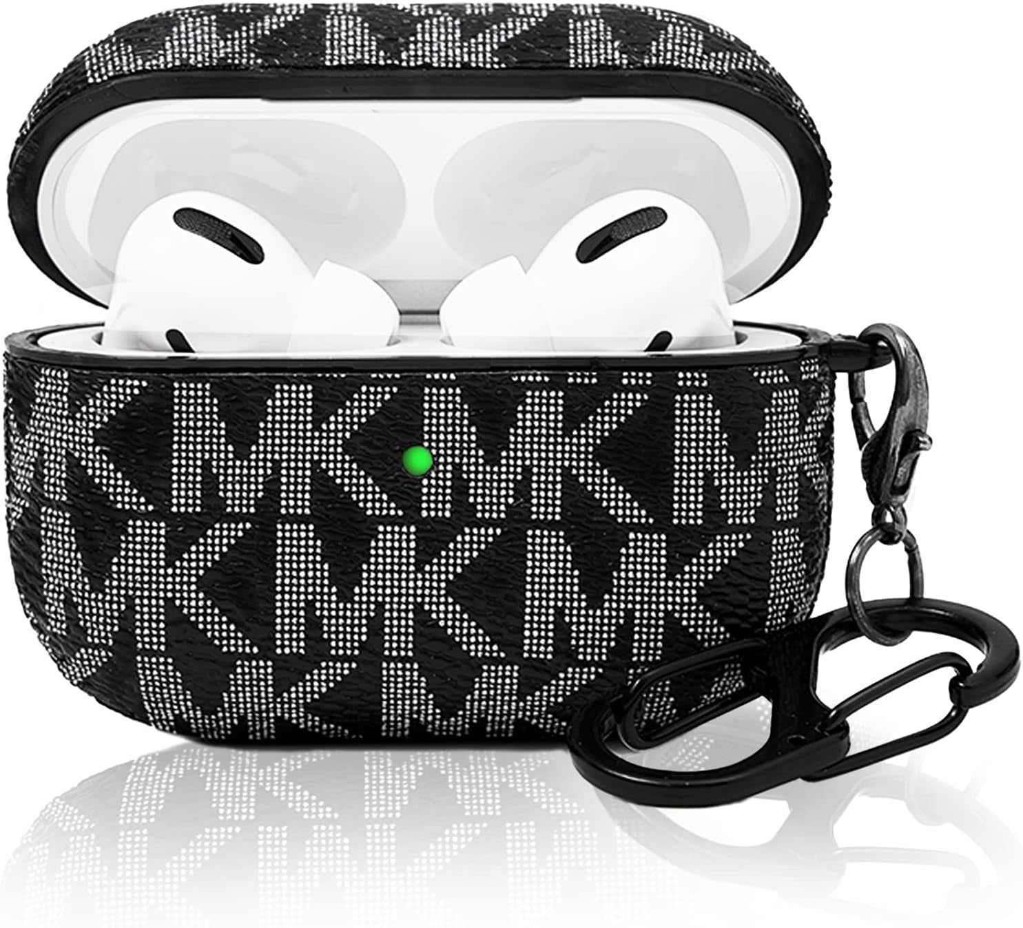 TANGABA Airpods Pro Case Cover for Women Men, Full Body Shockproof Hard Shell Protective Cover Case with Keychain Compatible with Airpods Pro Charging Case [Front LED Visible]  WAWINER   