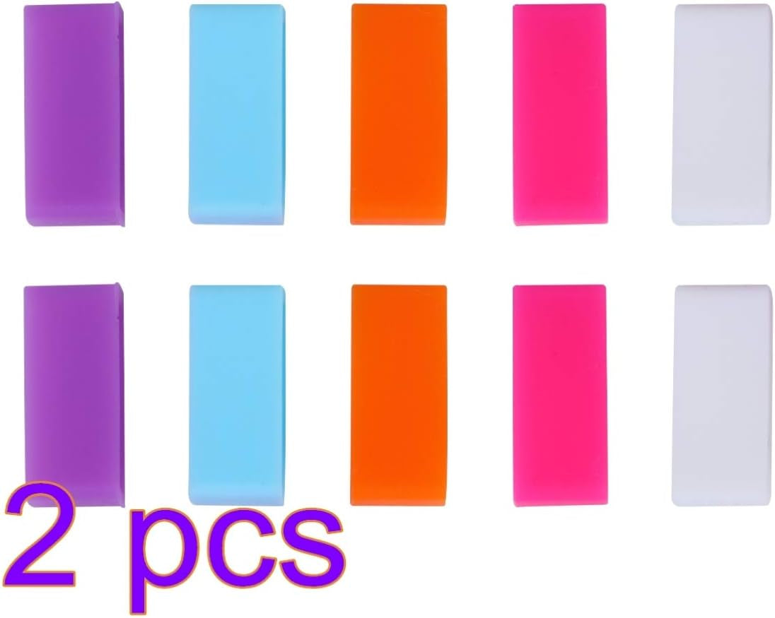 UKCOCO Band Secure Rings 20PCS Anti-Slip Watch Band Watchband Movable Rings Silicone Quick Release Watch Band for Women and Men (Random Color)  UKCOCO   