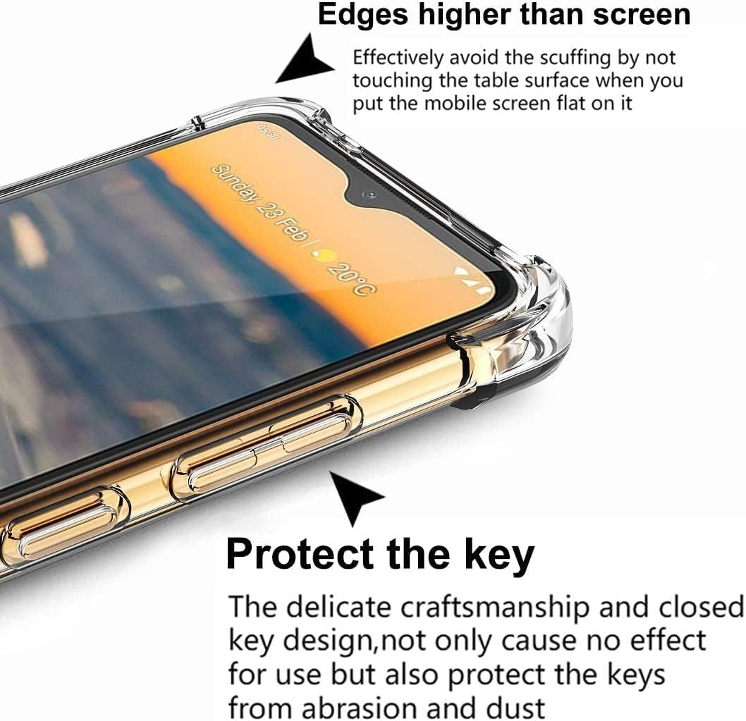 Jioeuinly for Sony Xperia 1 V Case Compatible with Sony Xperia 1 V Phone Case Cover [Adhesive Folding Support] [Shockproof Protection] Clear  jioeuinly   