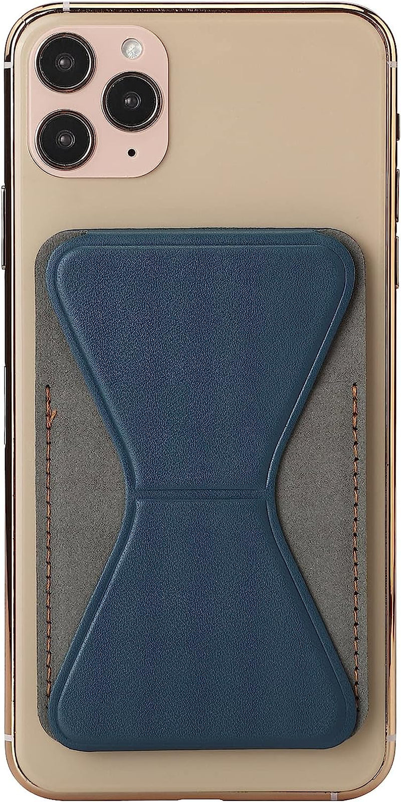 Ambervec Magsafe Wallet Compatible with Iphone 14, Iphone 13 & Iphone 12 Series, Magnetic Wallet Stand for Apple Mag Safe, Leather Magnetic Card Holder for Back of Iphone Pro Max Mini Plus, Yellow  AmberVec Inc. Blue  