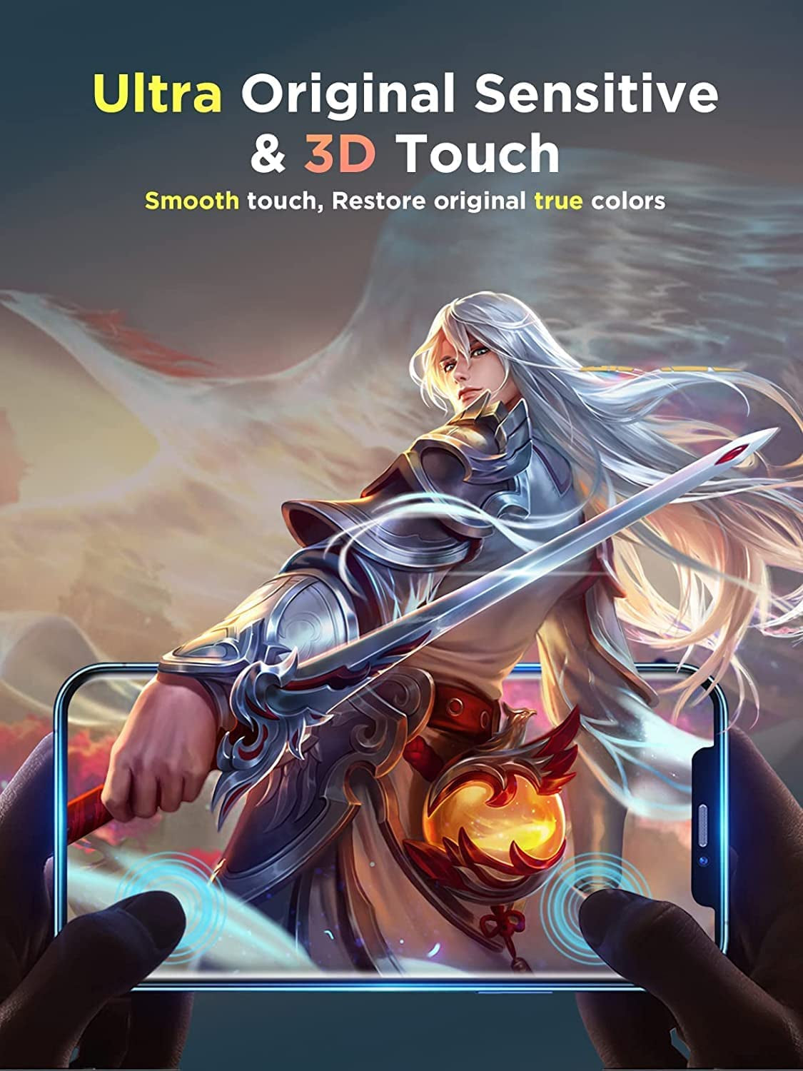 Invoibler 3 Pack Screen Protector Compatible with Iphone 14/13/13 Pro 6.1", Iphone 14/13/13 Pro Screen Protector Tempered Glass, [HD Clear] [Anti-Scratch] [Case Friendly] [Bubble Free]  Invoibler   