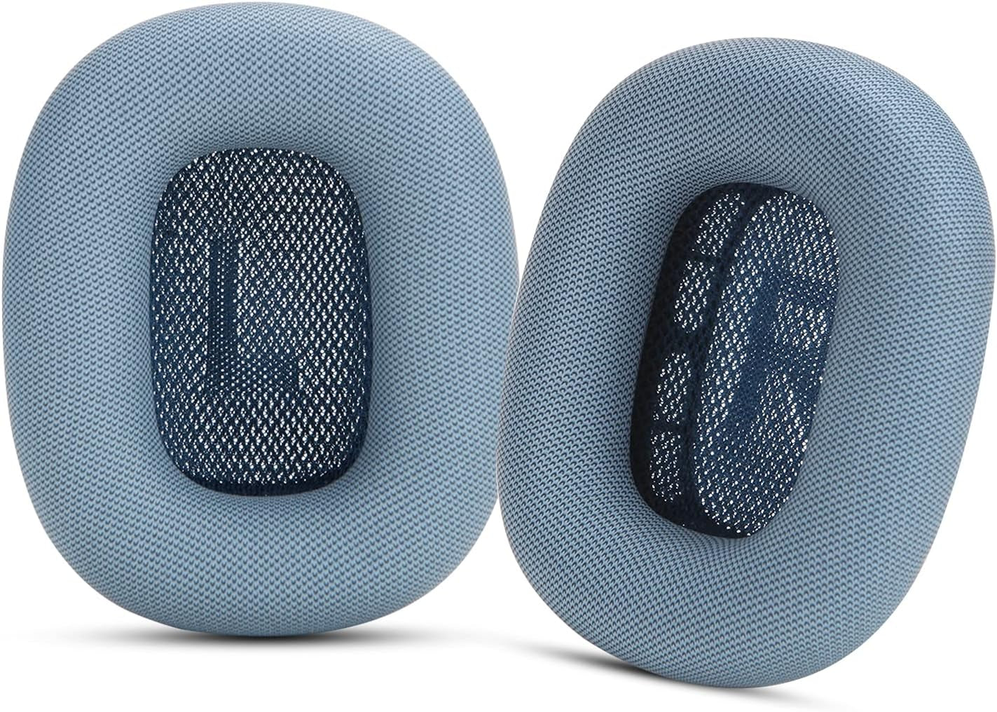 Earpads for Apple Airpods Max Earpad Replacement Sweat Proof Ear Cushions Airpods Max Ear Pad Earcups with Protein Leather, Memory Foam and Magnet Blue  Earrock   