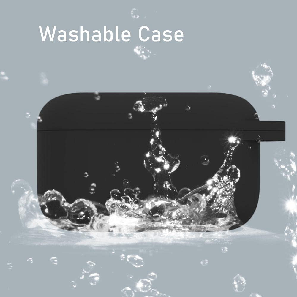 LEFXMOPHY Case Cover Replacement for 3Cho Buds (2Nd Gen) / 2 Generation Wireless Earbuds, Black Silicone Protective Skin  LEFXMOPHY   