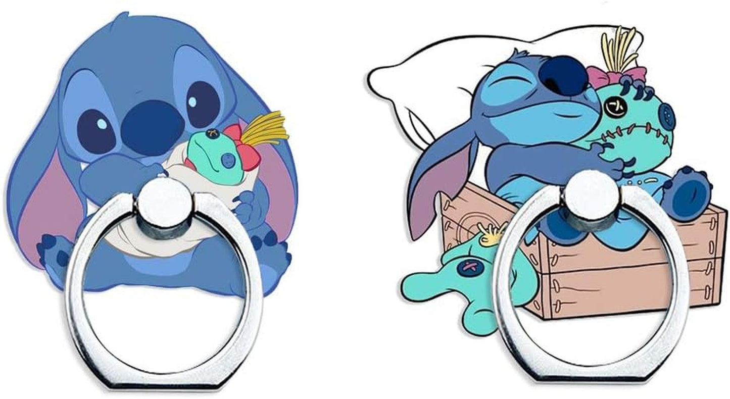 Phone Ring Holder Stand,Cute Animal Phone Ring Stand Holder 360 Rotation Kickstand Finger Ring Cute Turtle Grip Stand for Cellphones,Smartphones and Tablets  RRJQW 2 Pack Kawaii Phone Ring Stand  