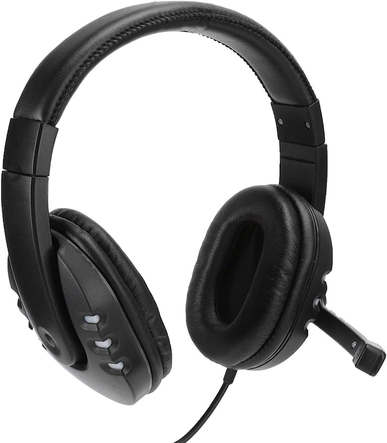 Pelnotac Gaming Headset with Microphone， Head‑Mounted Gaming Headphone Headset，Gaming Headset， LED Light Accessory 3.5Mm+Usb ，For Laptops,Smartphone,Computer  Pelnotac   