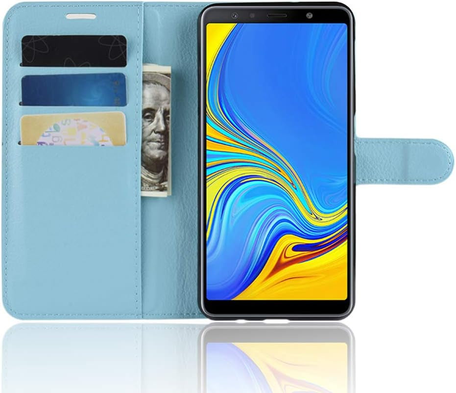 LG V40 Thinq Case, LG V40 Case CJ Sunshine Stand Feature Flip Wallet Cover/With Credit Card Slots/Magnetic Closure Cover, for LG V40 Thinq/Lg V40 Phone Protective Case(Green)  CJ Sunshine Blue For Lg V40 Thinq/ Lg V40 