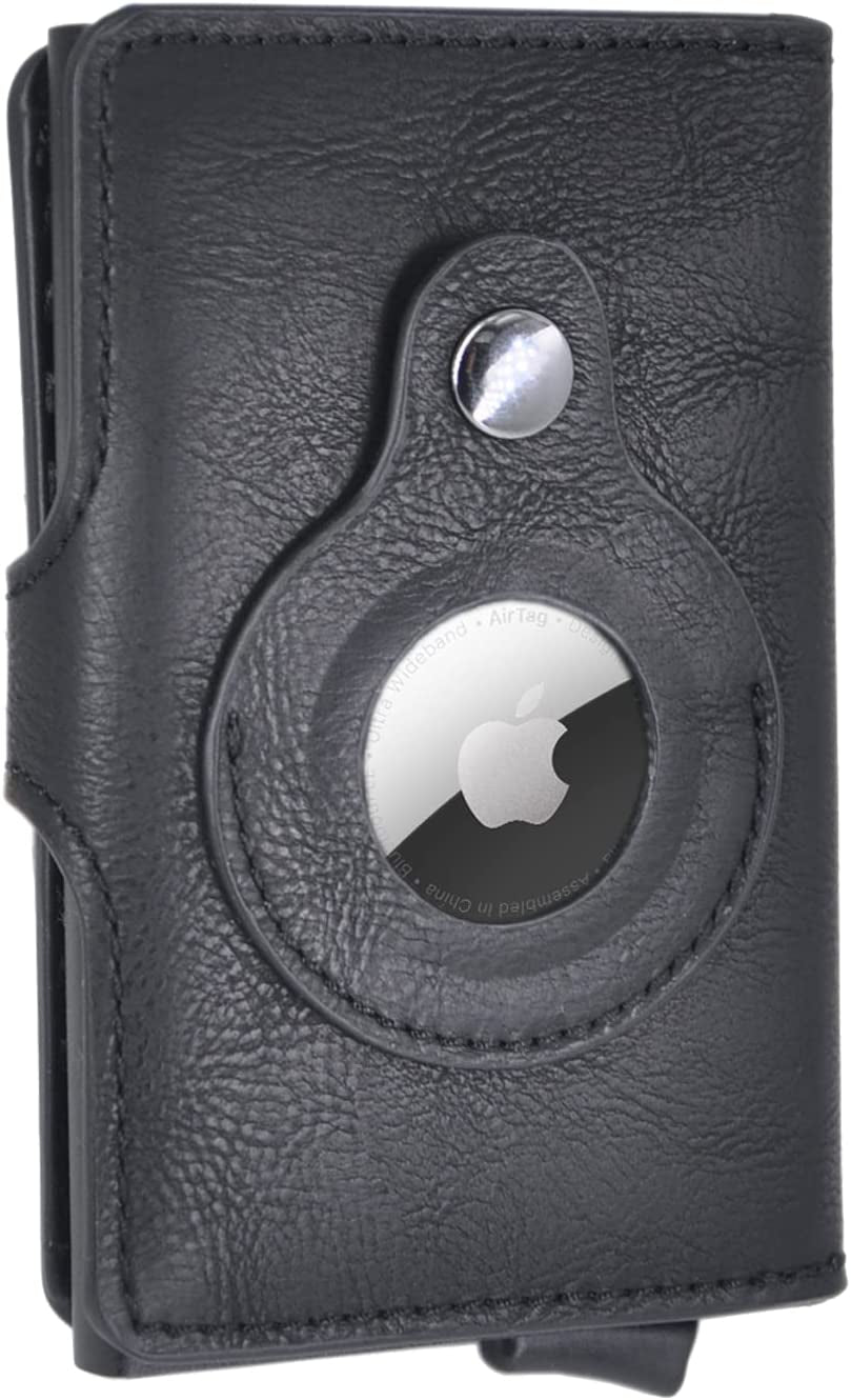 Pop up Wallet with Airtag Holder, Slim Airtag Wallet with Popup Card Holder  Kenpal   