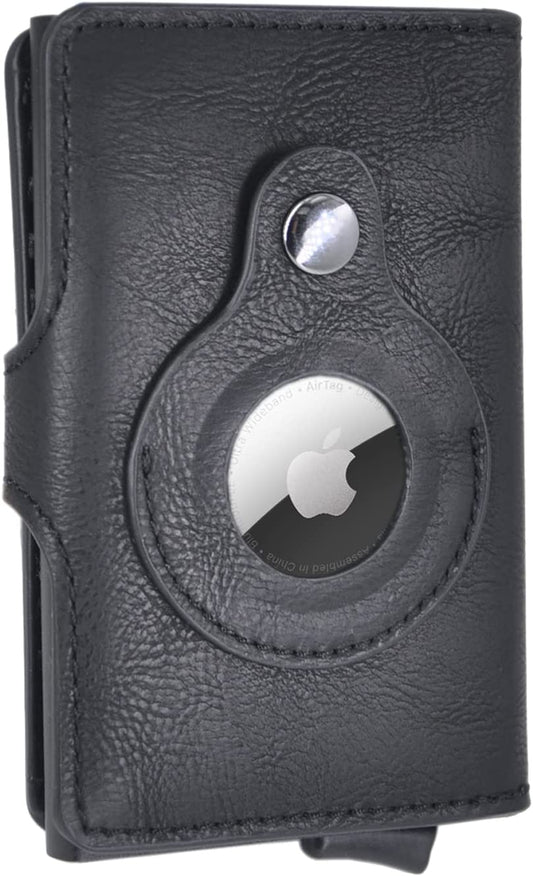 Pop up Wallet with Airtag Holder, Slim Airtag Wallet with Popup Card Holder  Kenpal   