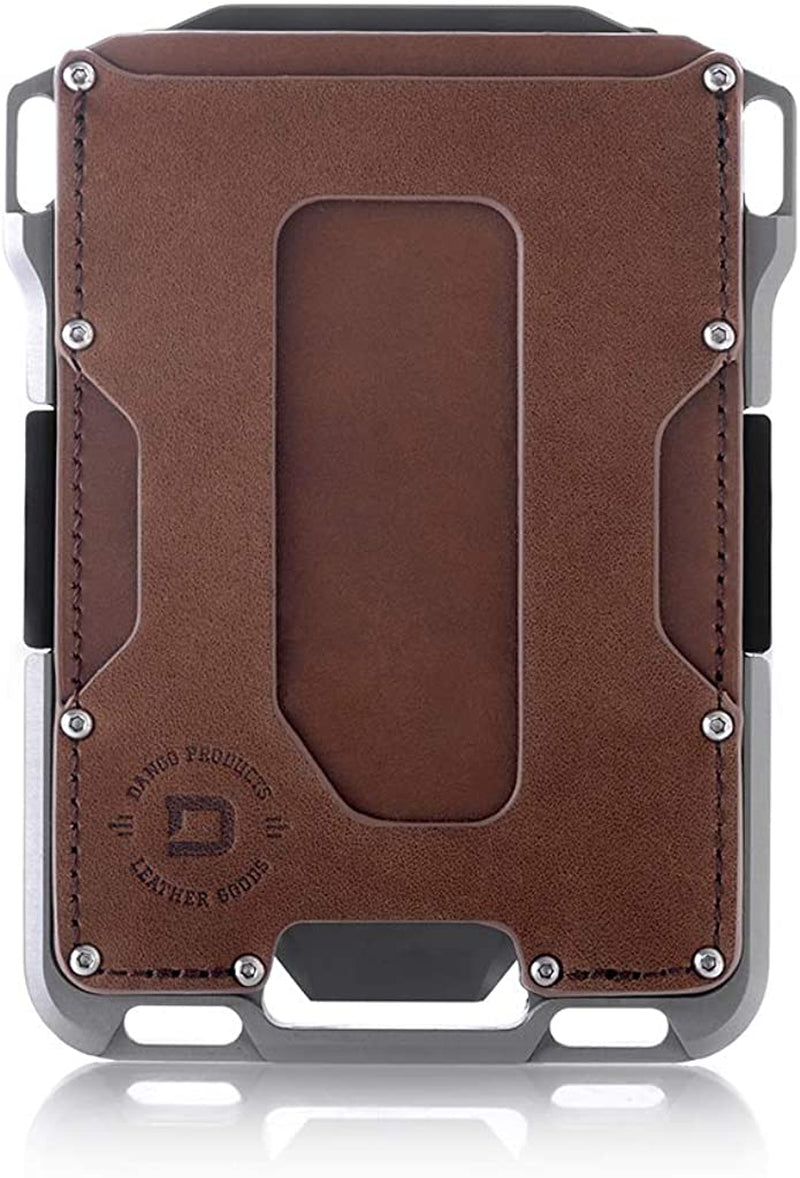 Dango M1 Maverick Wallet - Cnc-Machined Aluminum, RFID Blocking, Made in USA  DANGO PRODUCTS Rawhide/Raw Aluminum  