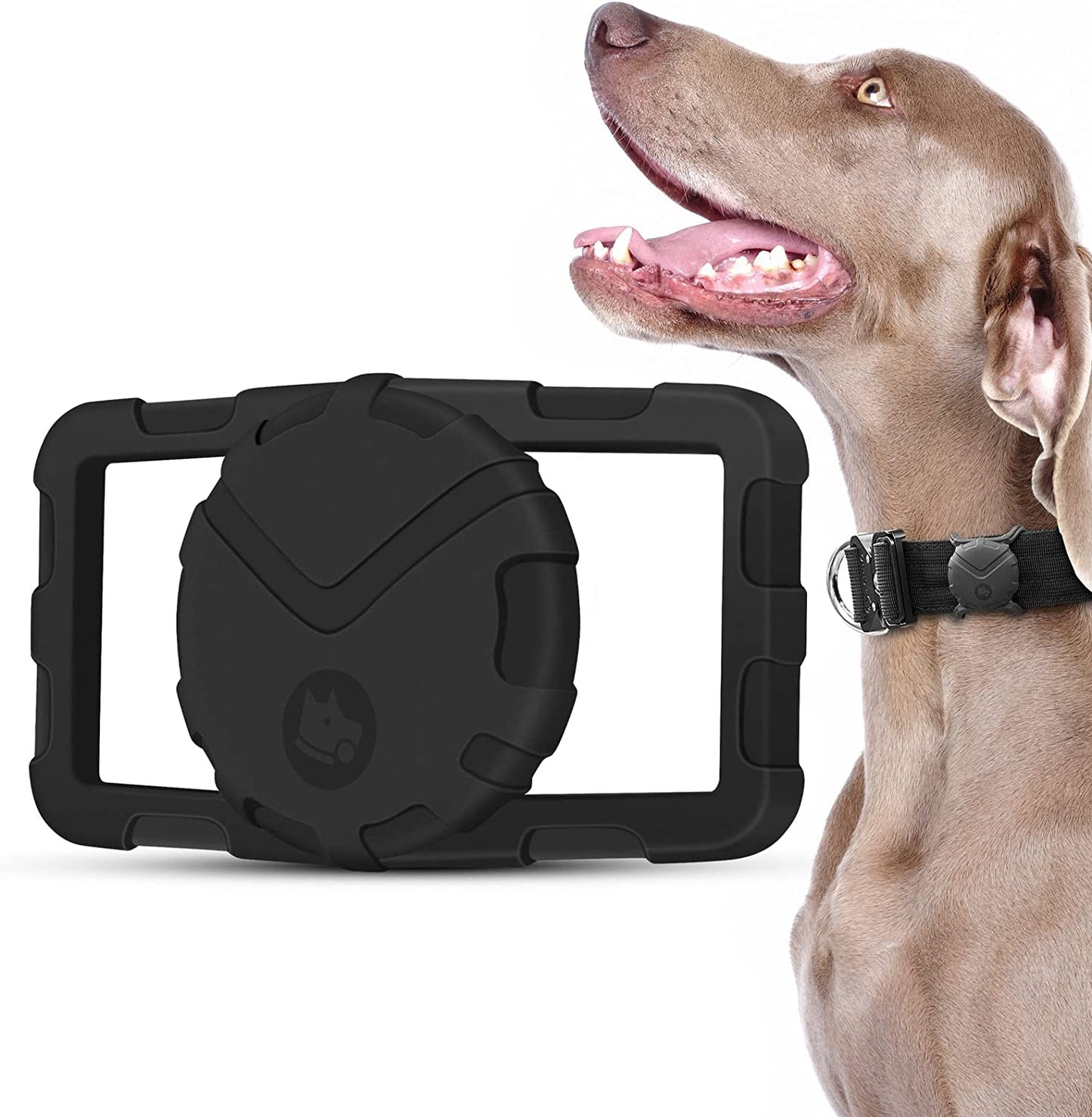 FOSSA Airtag Dog Collar Holder, Large Dog Airtag Holder, Waterproof Dog Collar Airtag Holder, Cat Air Tag Tracker Case  Fossa   