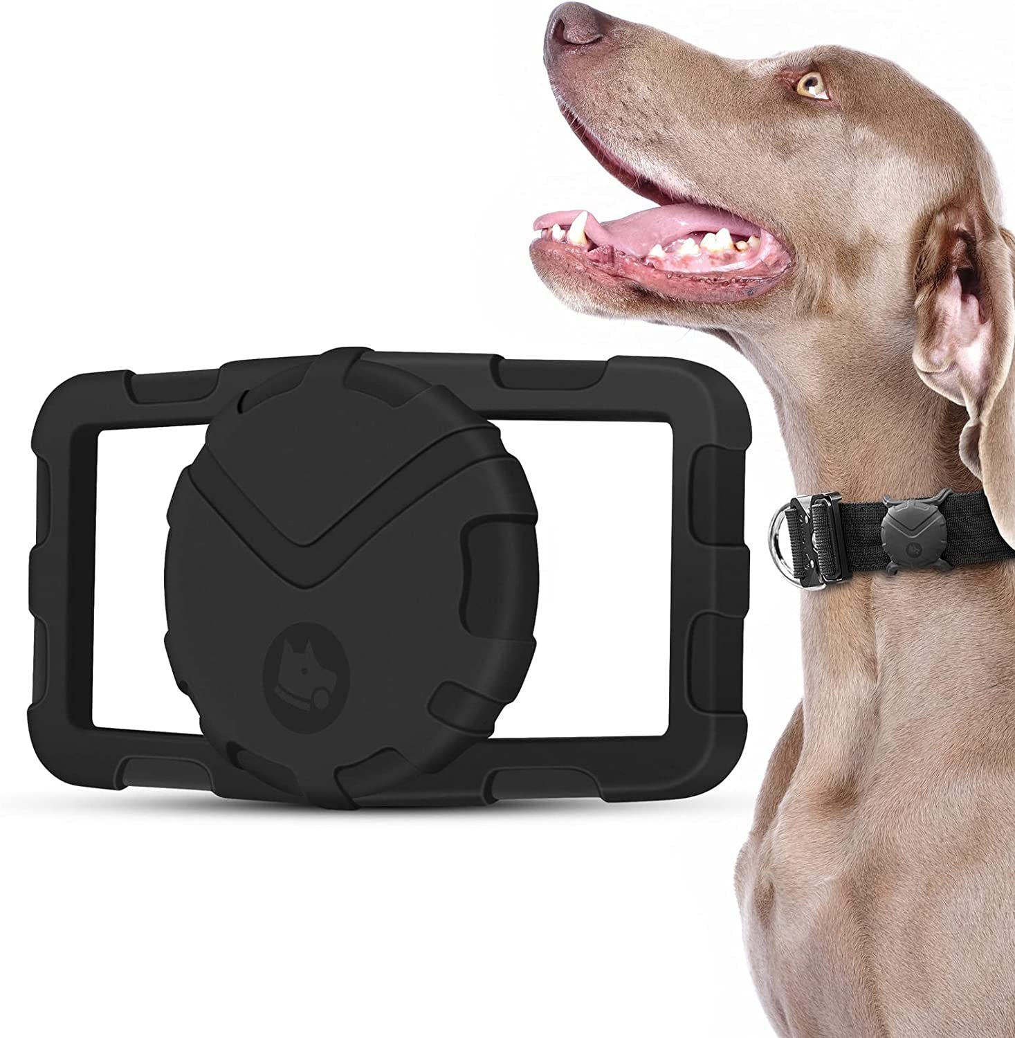 FOSSA Airtag Dog Collar Holder, Large Dog Airtag Holder, Waterproof Dog Collar Airtag Holder, Cat Air Tag Tracker Case  Fossa   