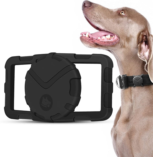 FOSSA Airtag Dog Collar Holder, Large Dog Airtag Holder, Waterproof Dog Collar Airtag Holder, Cat Air Tag Tracker Case  Fossa   