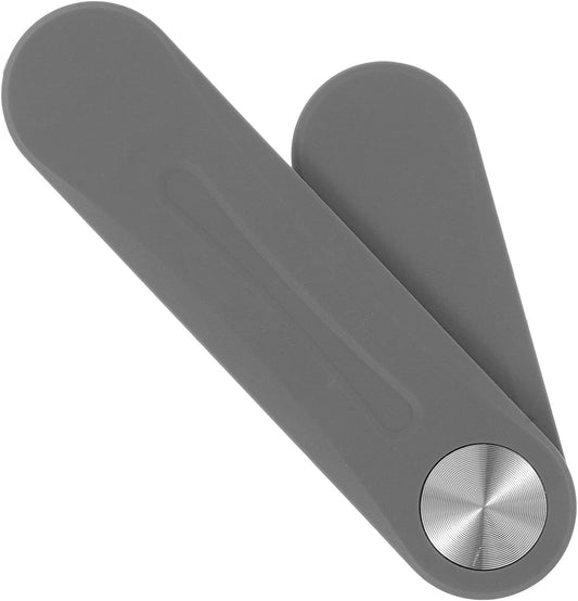 SOLUSTRE Magnetic Laptop Phone Holder Adjustable Phone Monitor Side Mount Foldable Computer Expansion Bracket Compatible with Any Phone Light Grey  SOLUSTRE   