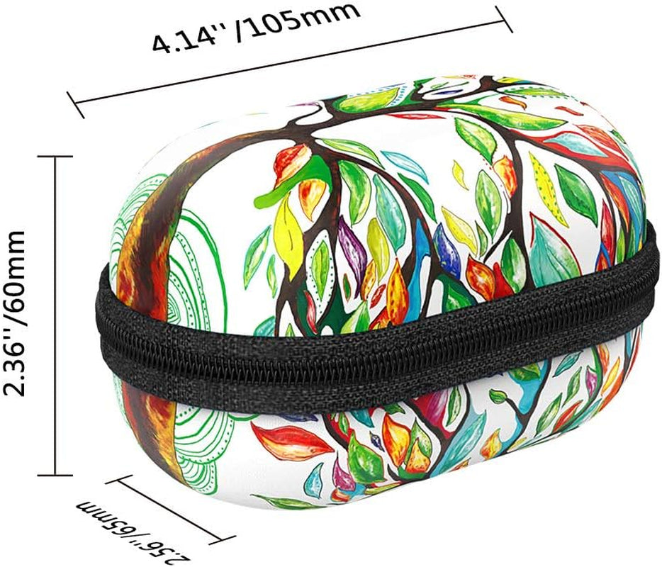 Moko Carrying Case Compatible with Samsung Galaxy Buds + plus 2020 / Galaxy Buds 2019, Protective Bag Portable Pouch Cover Storage Case with Elastic Band and Mesh Accessory Pocket - Lucky Tree  MoKo   