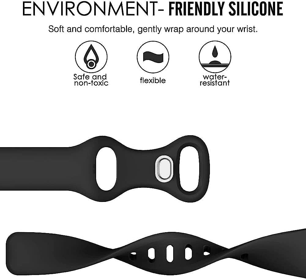 AEHON Slim Narrow Bands for Garmin Vivoactive 3/3 Music/Forerunner 245/645/Vivomove Hr/Venu Sq 20Mm Soft Silicone Sport Wristbands  AEHON   