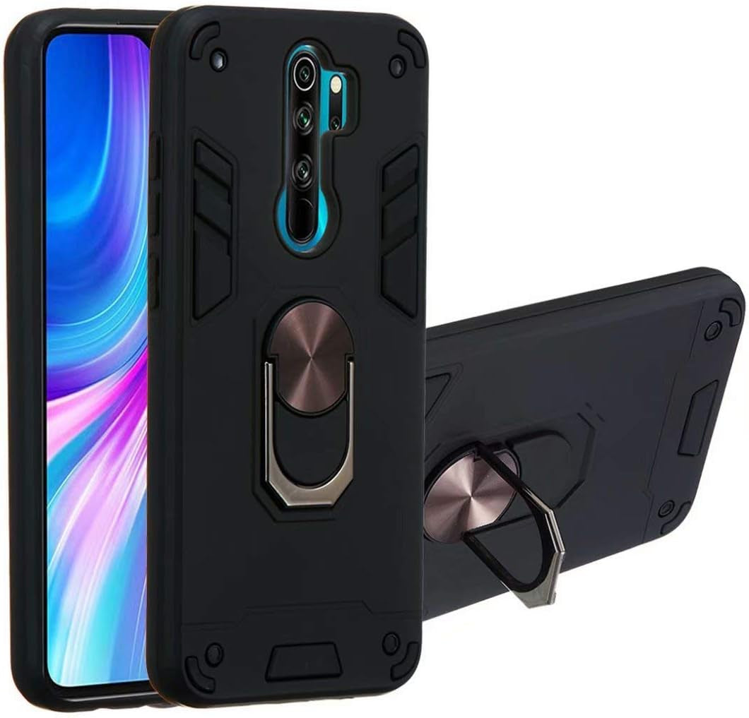 LHYIN Xiaomi Redmi Note 8 Pro 2 in 1 Kickstand Royal Blue Back Cover Case,Tpu Soft + PC Hard Hybrid Dual Layer Whole Body Protection Back Cover Shell Case for Xiaomi Redmi Note 8 Pro Royal Blue  LHYIN Xiaomi Redmi Note 8 Pro-06  