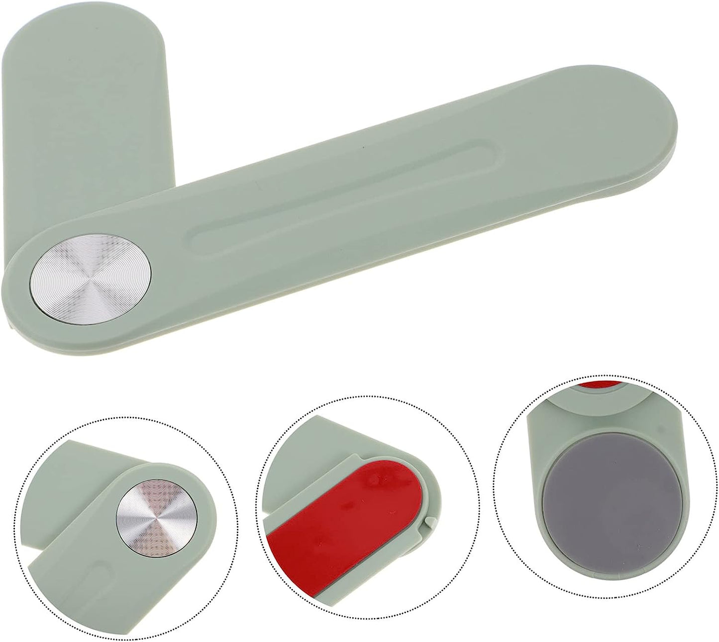 SOLUSTRE 4Pcs Expand Mobile Phone Bracket Magnetic Phone Mount Laptop Smartphone Phones Computer Expansion Bracket Smartphone Stand Laptop Phone Mount for Monitor Phone Laptop Mount Abs  SOLUSTRE   