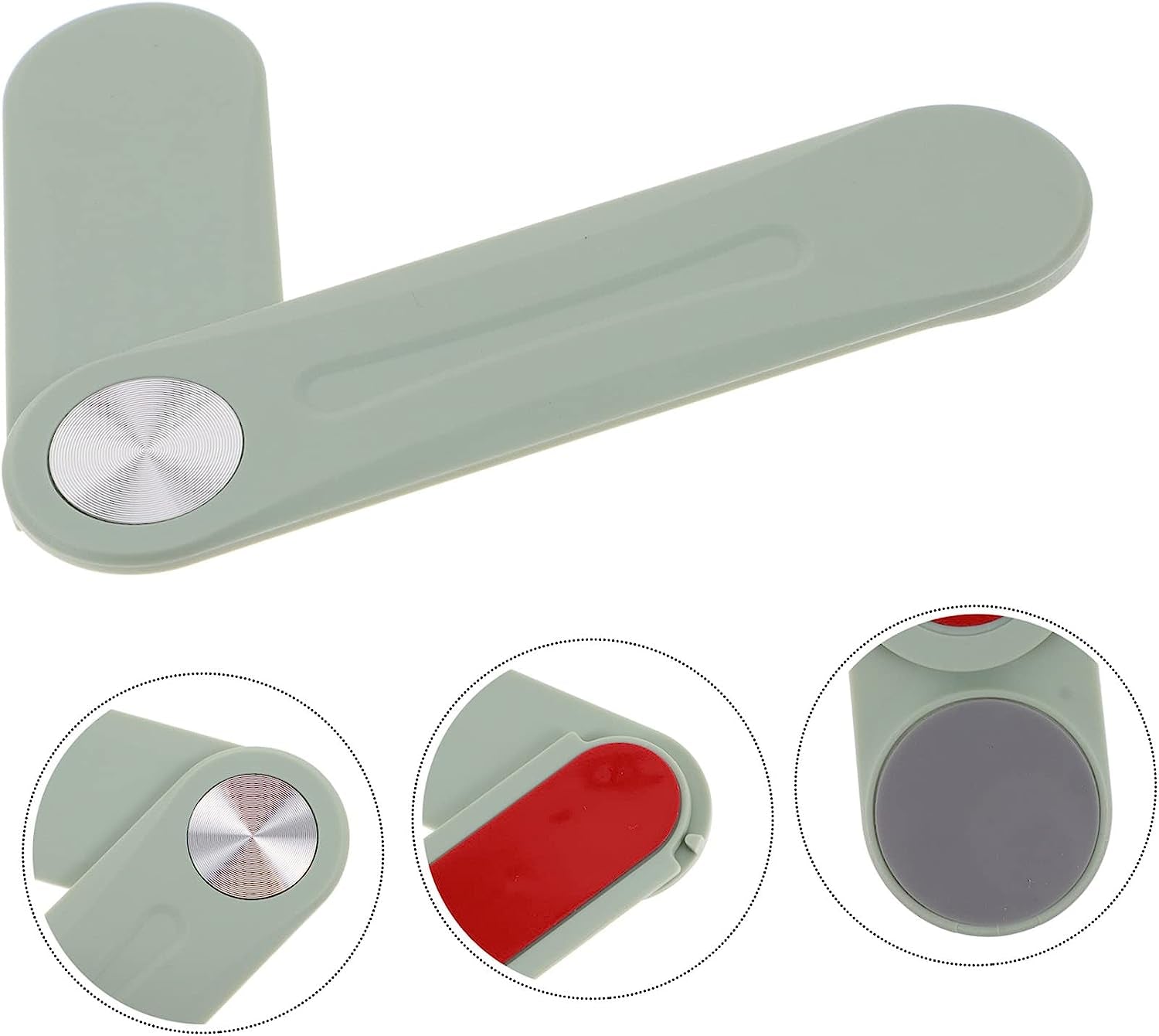 SOLUSTRE 4Pcs Expand Mobile Phone Bracket Magnetic Phone Mount Laptop Smartphone Phones Computer Expansion Bracket Smartphone Stand Laptop Phone Mount for Monitor Phone Laptop Mount Abs  SOLUSTRE   