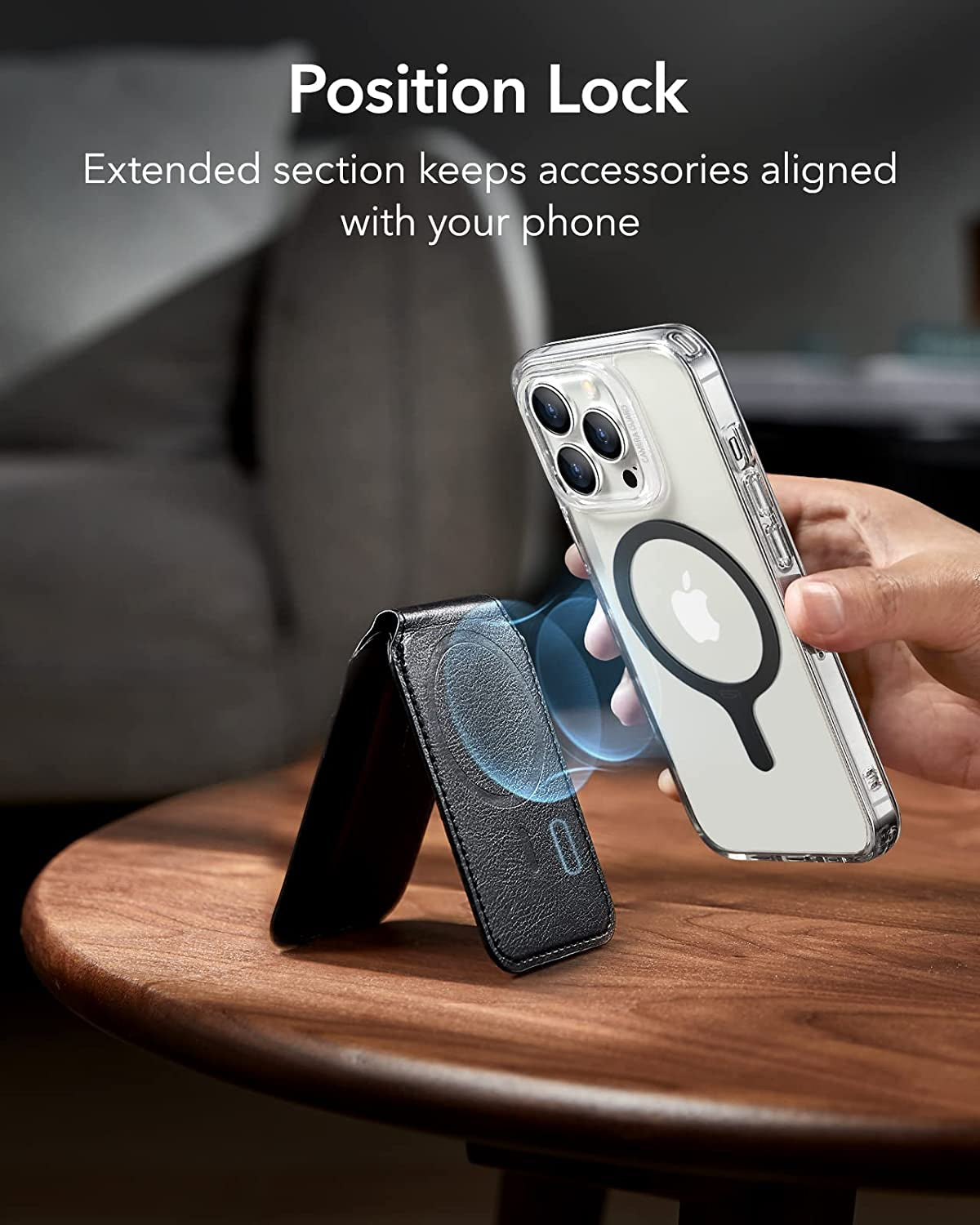 ESR Magsafe Ring 360 (Halolock), Magsafe Sticker, Magsafe Magnet, Universal Magnetic Conversion Kit for Iphone 14/13/12/11/X Series, Galaxy S22/S21/20 and More, 2 Pack, Magsafe Accessories, Black  Electronic Silk Road Corp   