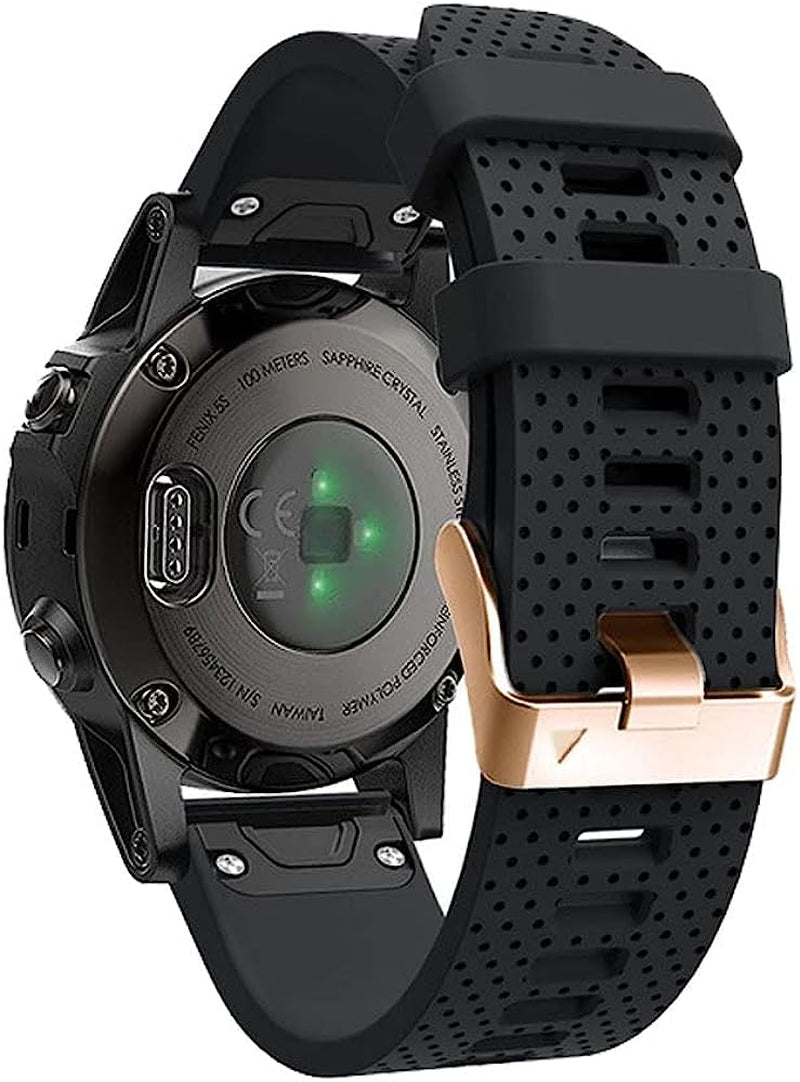 LKDJNC 20Mm for Fenix 6S 5S Smart Watch Strap Silicone Band for Garmin Fenix 5X 5 plus 6X 6 Pro Quick Release Wristband Bracelet Correa  LKDJNC A 20mm Fenix 6SPro 