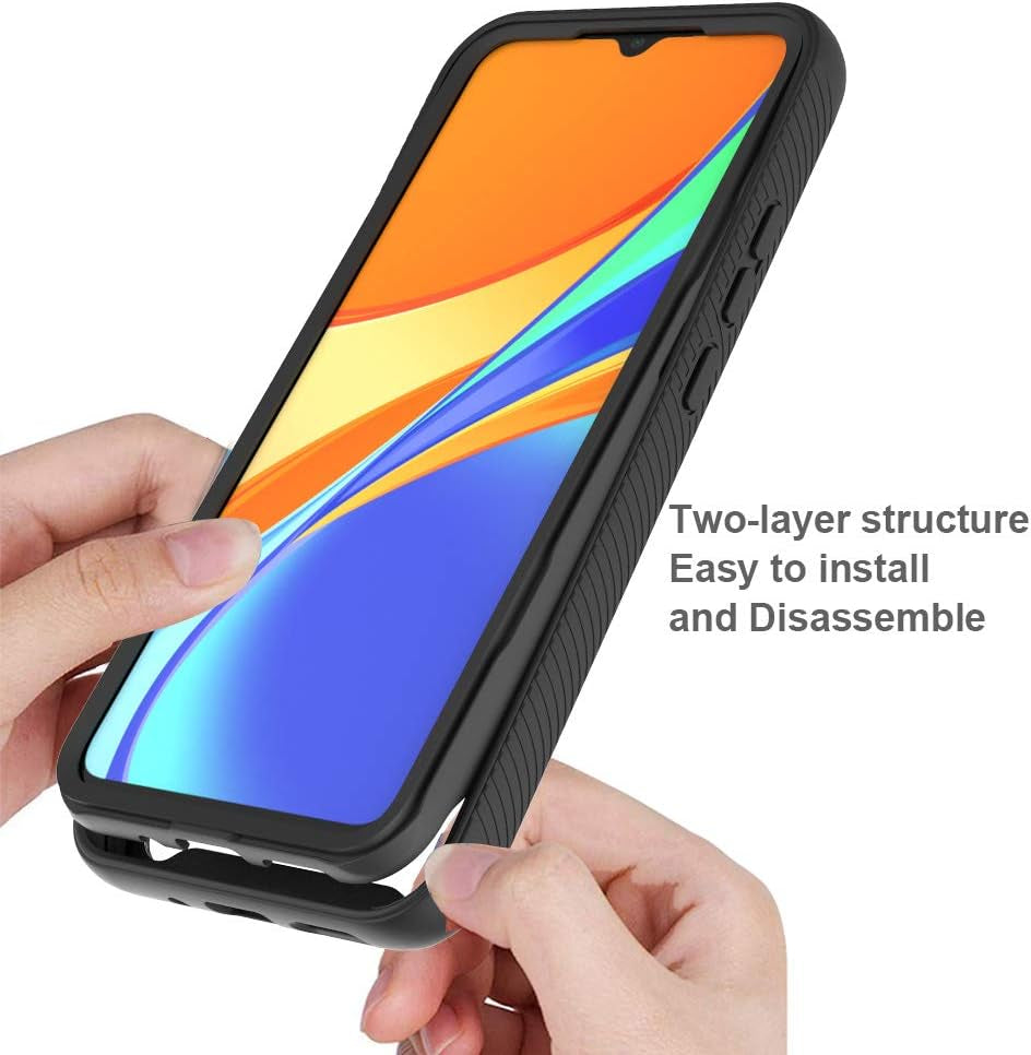 Case for Xiaomi Redmi 9A Case Cover,Anti-Fall and Shock-Absorbing Protective Cover Case for Xiaomi Redmi 9A M2006C3LC M2006C3LG / Redmi 9AT M2006C3LVG / Redmi 9I M2006C3LII Case Red  QiongNi   