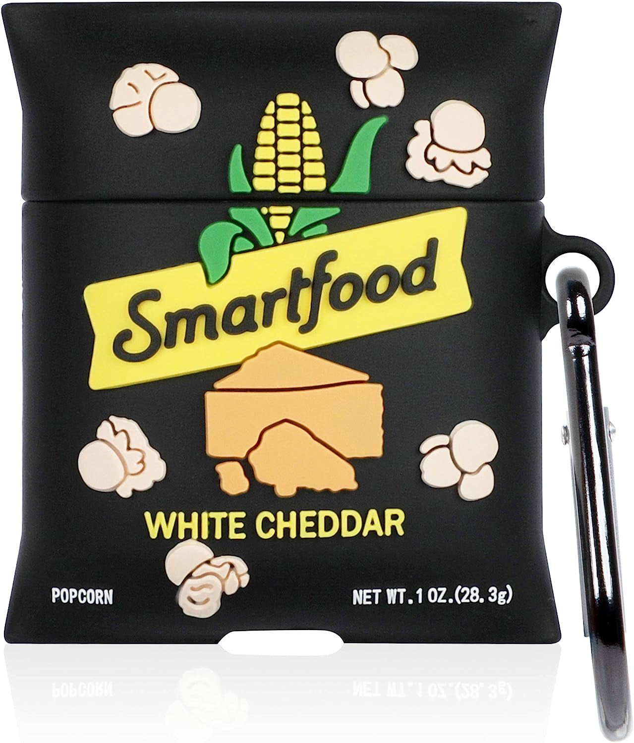 Oqplog for Airpod 2/1 Case Food Design Cover for Airpods Silicone Cases Air Pods Cute Funny Cartoon 3D Kawaii Fun Soft Designer Unique Fashion Cool Pretty for Girls Boys Teen Girly (Smart Popcorn)  guangjianheni   