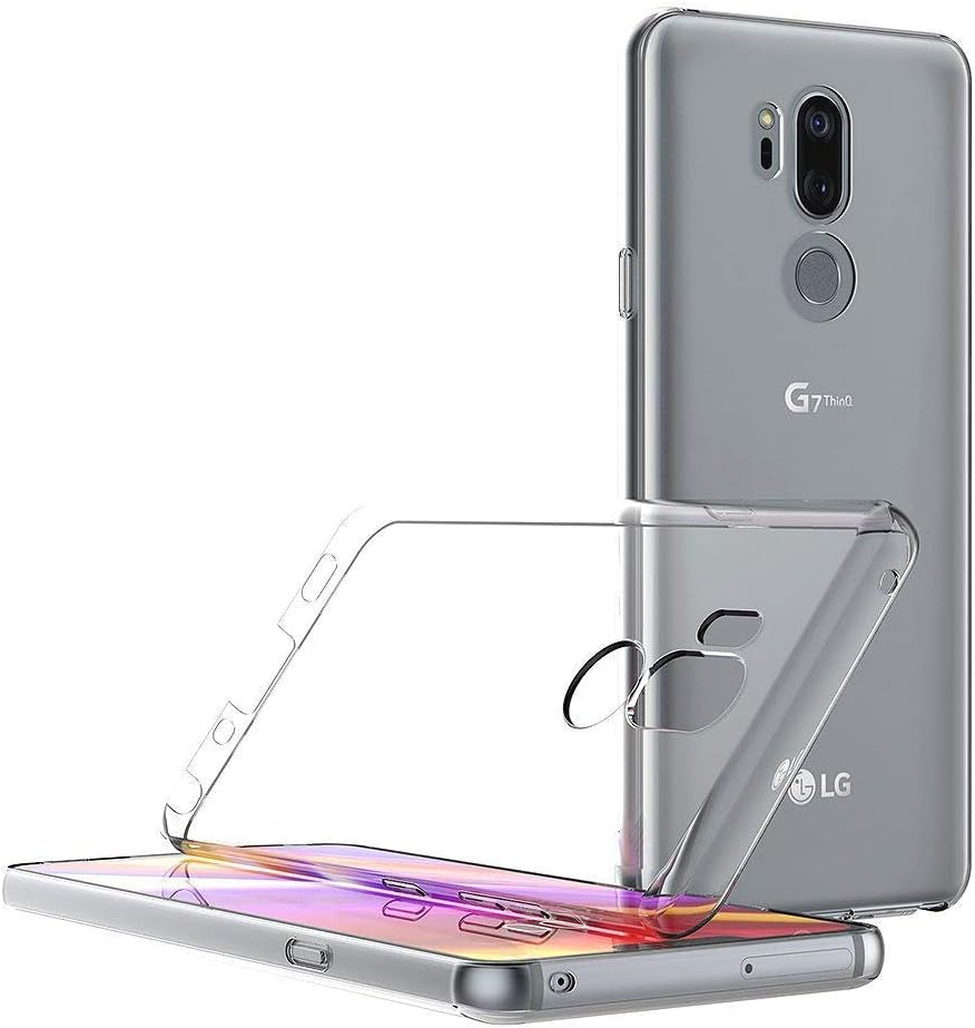 Maijin Case for LG G7 Thinq/Lg G7 plus Thinq (6.1 Inch) Soft TPU Rubber Gel Bumper Transparent Back Cover  MaiJin   