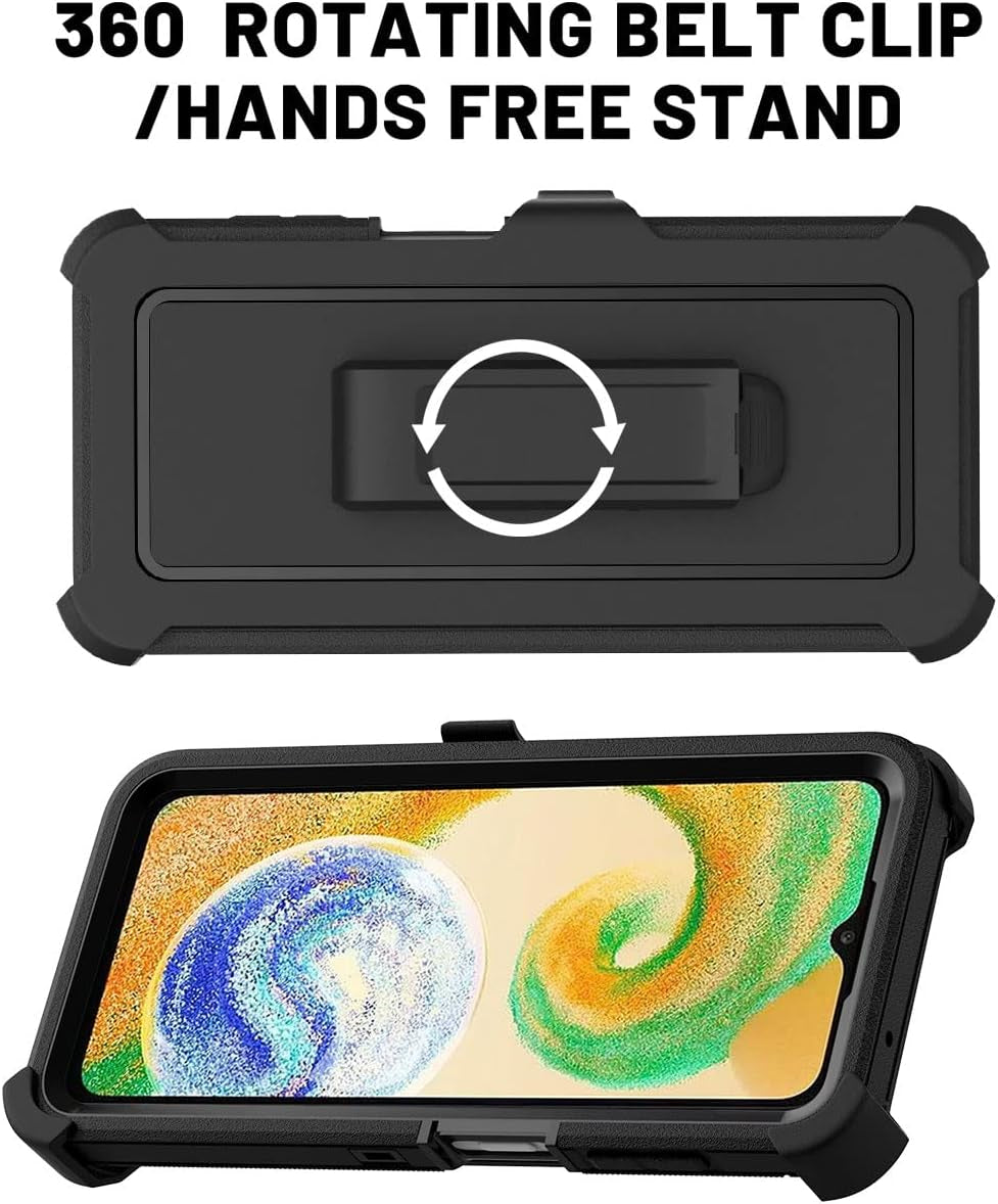 Aicase for Galaxy A04S/A13 Case(6.5")+Belt Holster,Heavy Duty 3-Layer Rugged Phone Cover,Durable Military Grade Protection Shockproof/Drop Proof/Dust-Proof Protective for Samsung A04S/A13 5G 2022  AICase   