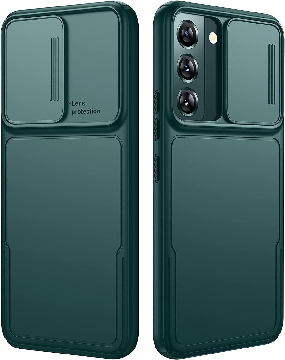 Simtect Designed for Samsung Galaxy S22 Case with Camera Cover [12FT Military Shockproof] [Airbag Protection] Slide Camera Cover Protection for Samsung Galaxy S22 Case 5G 6.1 Inch, Navy Blue  YSKWA Green Samsung Galaxy S22 