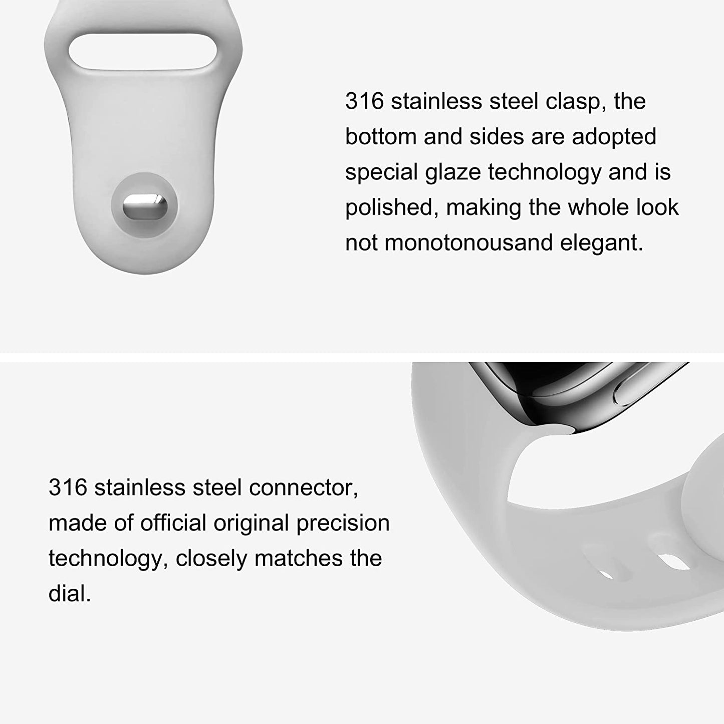 DONEGANI Sport Bands Compatible with Apple Watch Band Series Ultra 8 7 6 5 4 3 2 1 Se｜49Mm 45Mm 44Mm 42Mm Men Women in Color Orange｜Silicone FKM Bracelet Strap  DONEGANI   