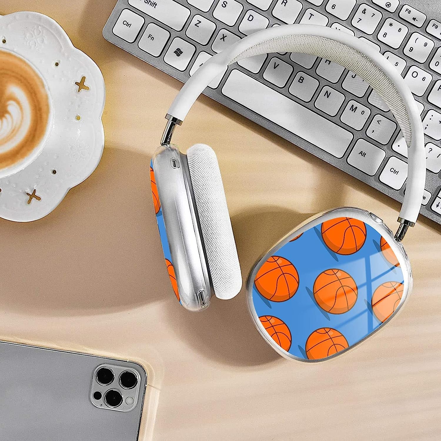 WINCHIHAN Printed Soft TPU Anti-Scratch Protective Case Cover Compatible with Airpods Max Headphones # A20100  WINCHIHAN   