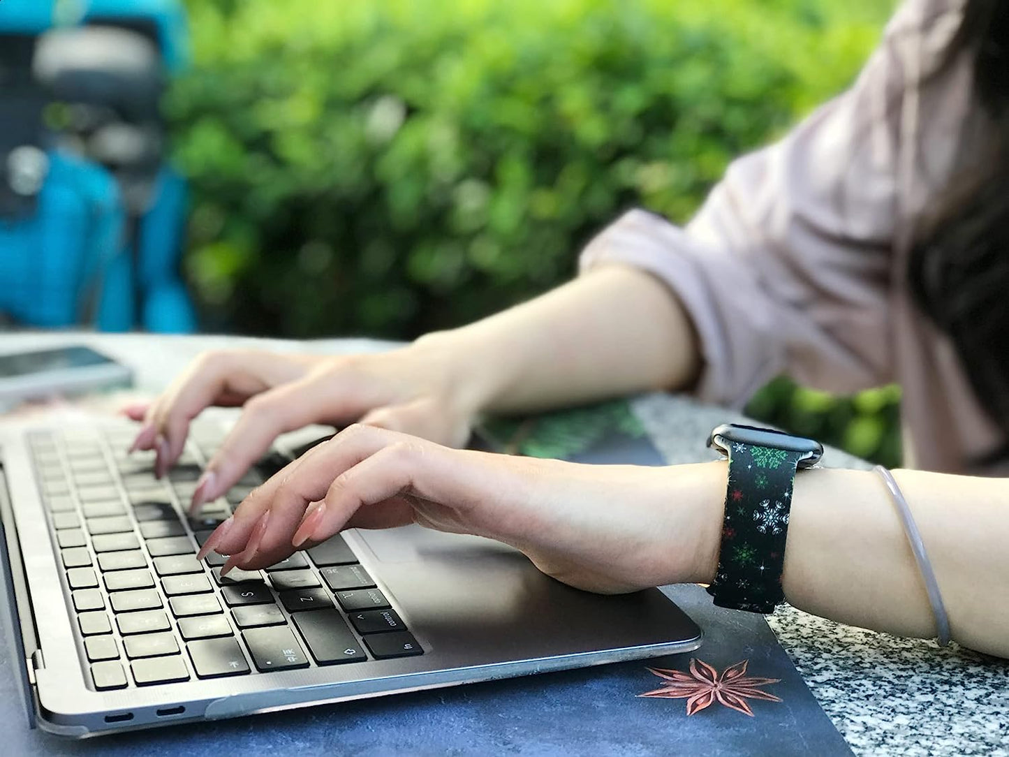 Christmas Watch Band Compatible with Apple Watch 38Mm 40Mm 41Mm 42Mm 44Mm 45Mm, Xmas Silicone Christmas Pattern Replacement Bands Wristbands Strap Compatible with All Iwatch Series  WANSENCE   