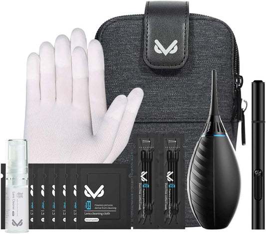 VSGO VS-A3E Warp-Up Camera Cleaning Kit Portable Bag + VSGO V-CL01E Microfiber Cleaning Cloths  VSGO   