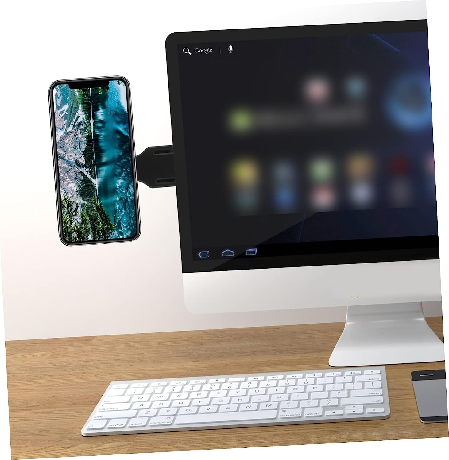 SOLUSTRE 5Pcs Mobile Phone Expansion Bracket Cell Phone Stand for Desk Computer Monitor Stands Monitor Holder Mobile Laptop Stand Laptop Phone Holder Magnetic Laptop Side Mount Phone Holder  SOLUSTRE   