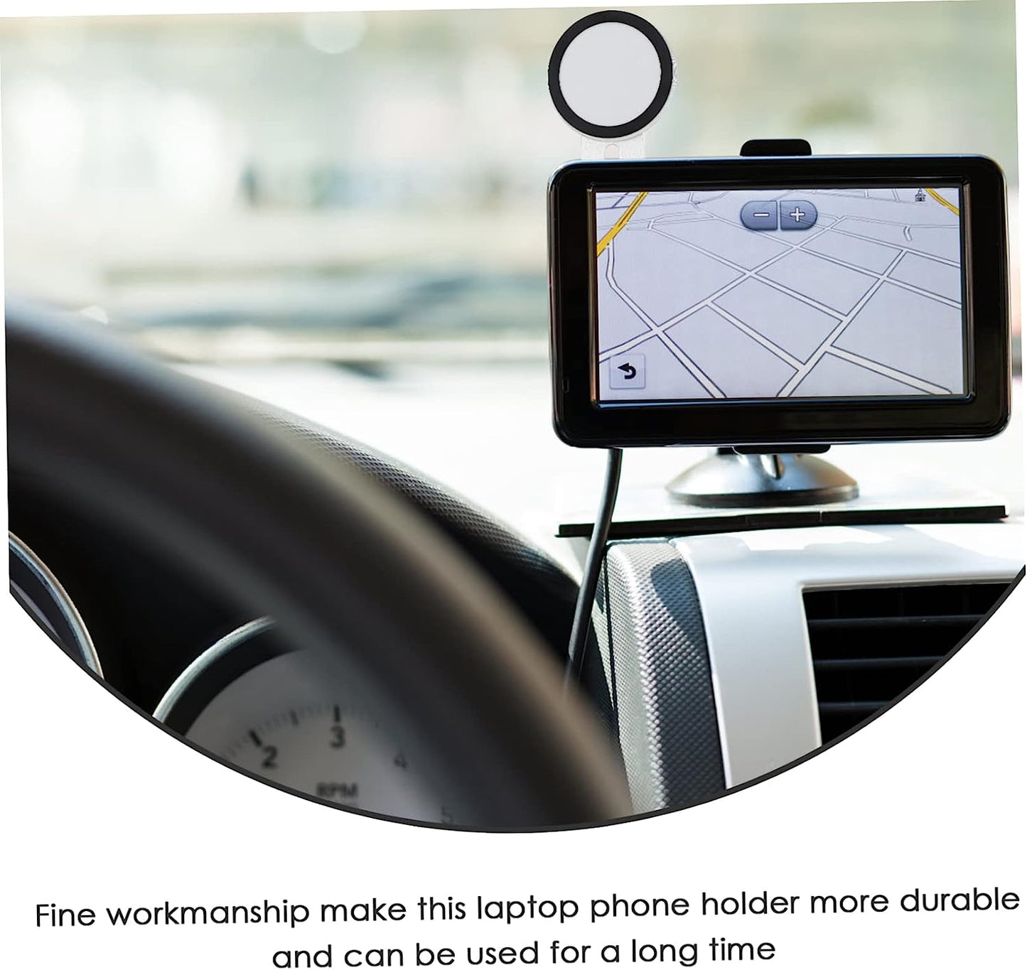 KICHOUSE Mobile Phone Holder Computer Monitors Laptop Stand Portable Magnetic Mount Cell Phone Mount for Computer Laptop Phone Holder Laptop Phone Mount Clips Phone Holder for Computer Car  KICHOUSE   