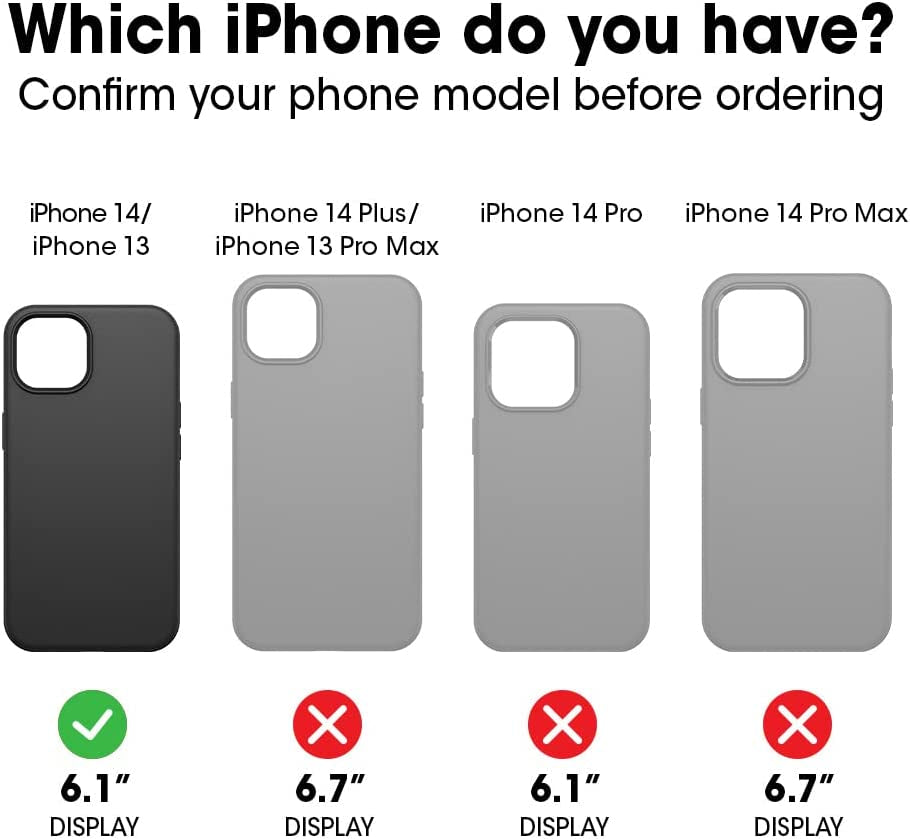 Otterbox SYMMETRY SERIES+ Antimicrobial Case with Magsafe for Iphone 14 & Iphone 13 - DONT EVEN CHAI (Brown)  OtterBox   