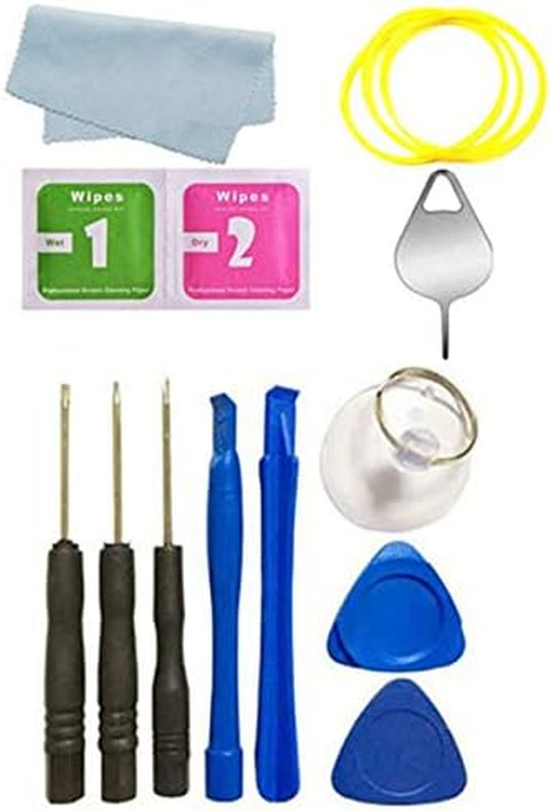 V40 Thinq Back Glass Cover Housing Door Replacement for LG V40 Thinq V405QA7 V405UA V405TAB V405UA1 Full Assembly Replacement Parts (New Moroccan Blue)  FORERUNER   