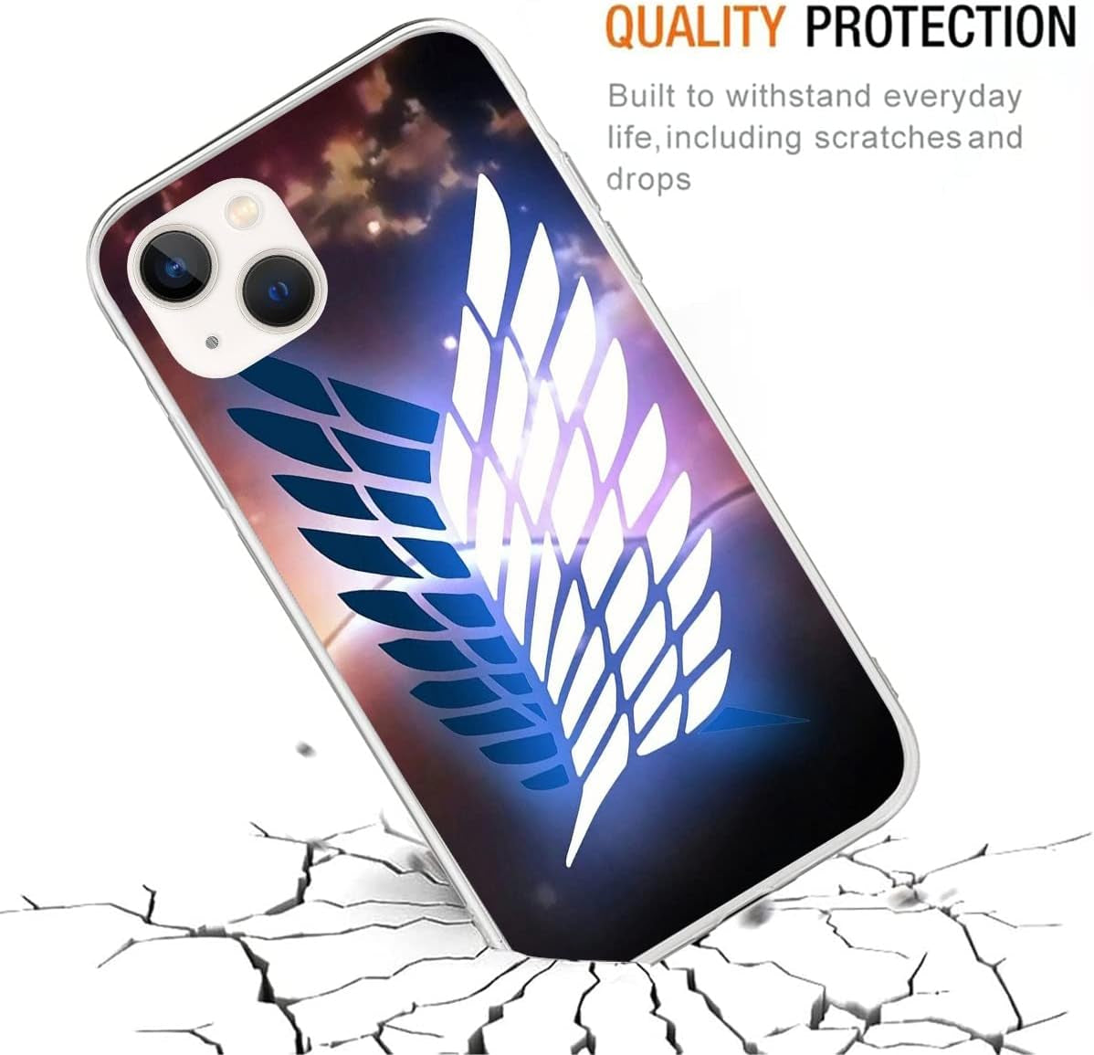 Compatible with LG G7 | LG G7 Thinq | LG G7 Fit | LG G7 One Case Attack on AOT Anime Titan 969 Soft TPU Rubber Protection Cover Clear  Tongstar   