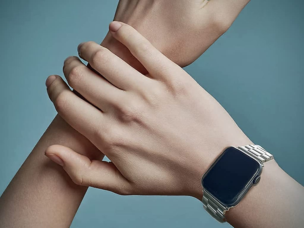 Sappheiros Compatible with Apple Watch Band 42Mm 44Mm 40Mm 38Mm Solid Stainless Steel Wristband Replacement for Iwatch Strap Series 6/5/4/3/2/1/SE for Men and Women  Sappheiros   