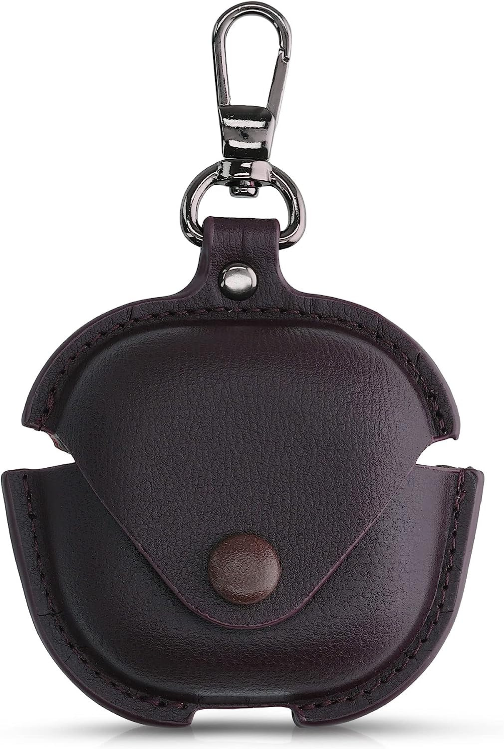 Kwmobile Leatherette Case Compatible with Samsung Galaxy Buds 2 Pro/Buds 2 / Buds Live/Buds Pro - Headphones Protection Etui Cover - Dark Brown  KW-Commerce   