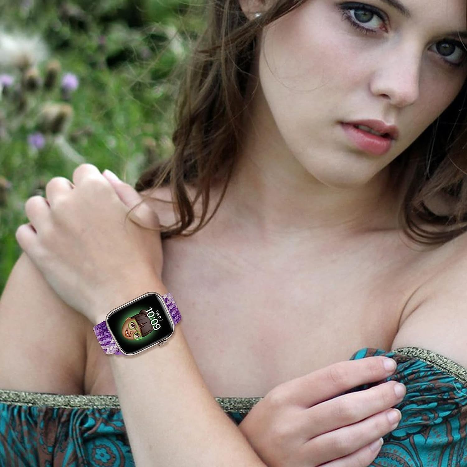 Braided Bands Compatible with Apple Watch Band 38Mm 40Mm 41Mm 42Mm 44Mm 45Mm 49Mm for Women Men,Stretchy Braided Solo Loop Apple Watch Band for Iwatch Series 8 7 6 5 4 3 2 1 Ultra SE  DOBSTFY   