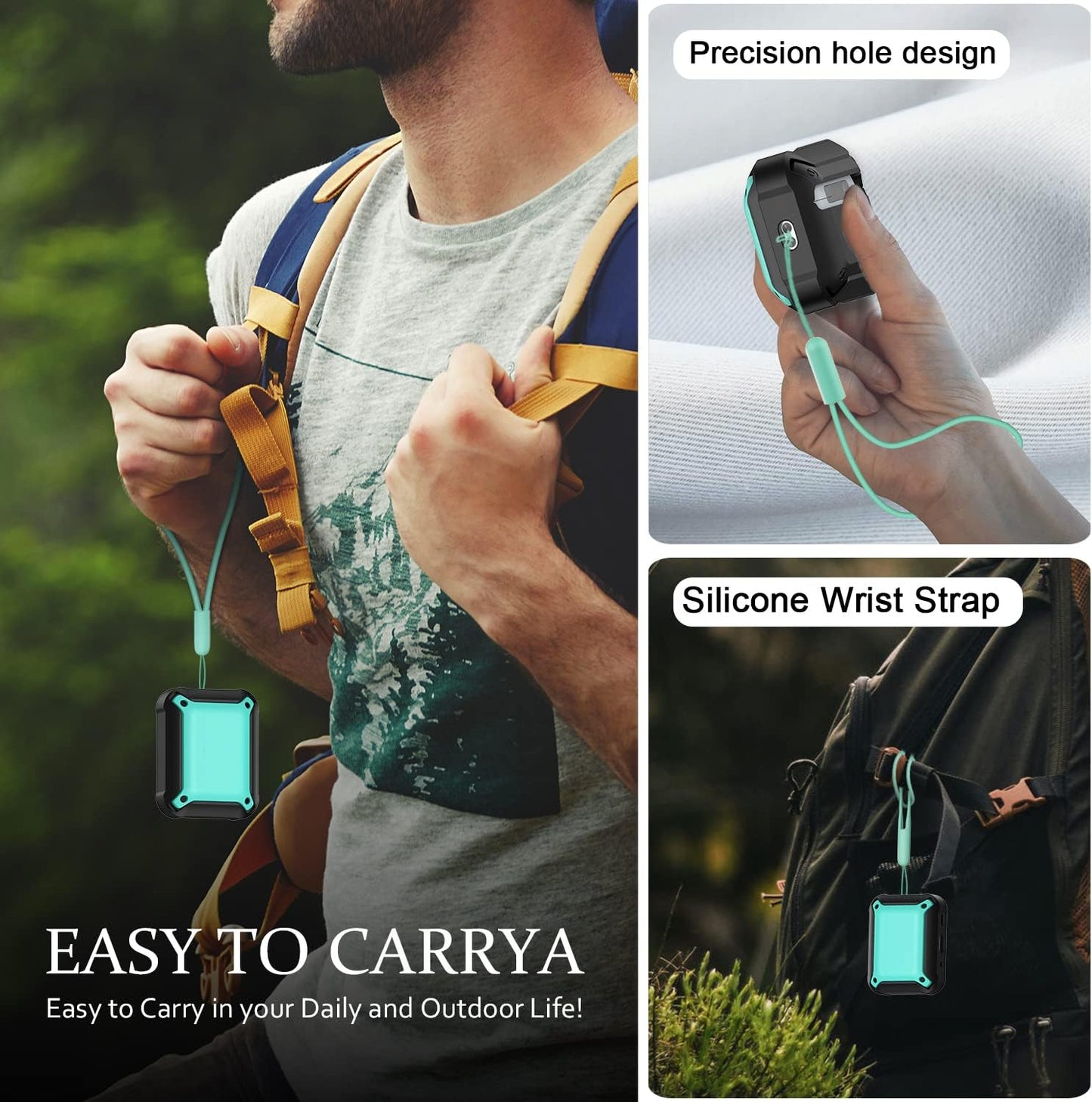 [14 in 1 Set] for Airpods Pro 2Nd Generation Case Cover, Silicone Airpod Pro 2 Case Cover for Men Women with Lanyard, Shock-Absorbing Protective Case for Airpods Pro 2Nd Generation 2022 - Mint Blue  TOLUOHU   