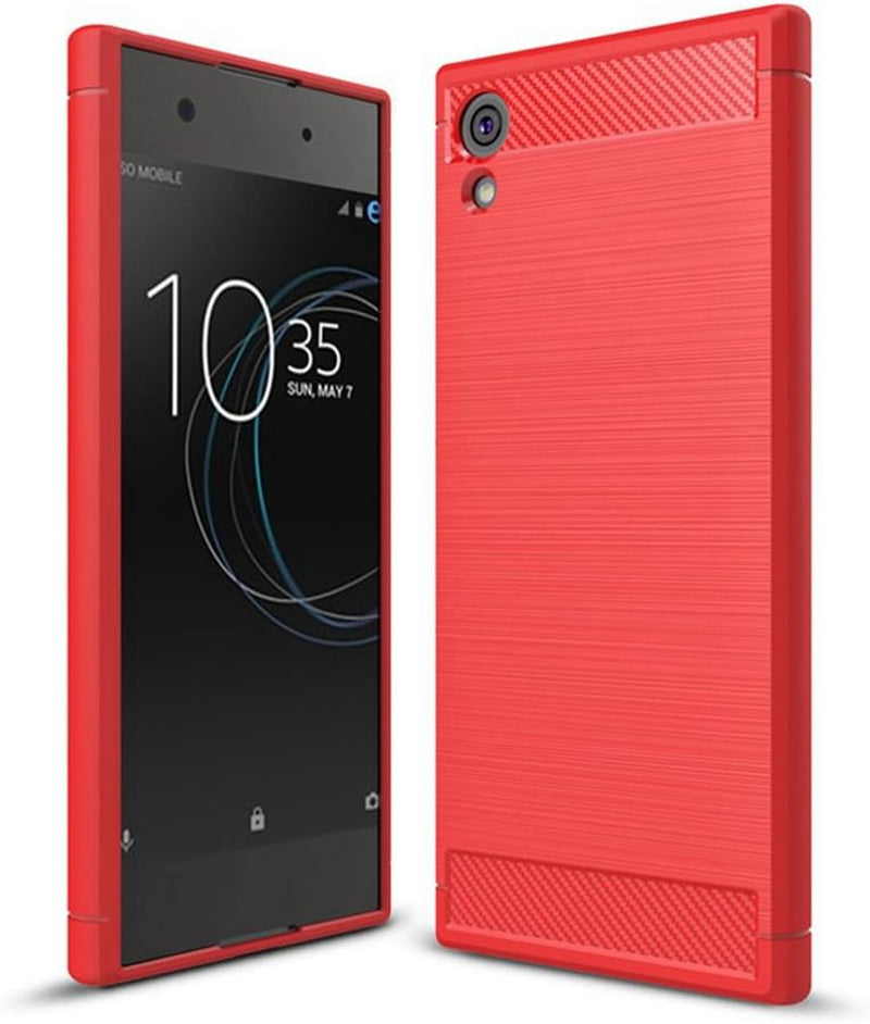 Sony Xperia XA1 Ultra Case Cover Shell,Carbon Fiber Material Case,Smooth Non-Slip Soft,Anti-Fingerprint Case,Fully Protective Case Cover for Sony Xperia XA1 Ultra  Manyip D Sony Xperia Xa1 Ultra 