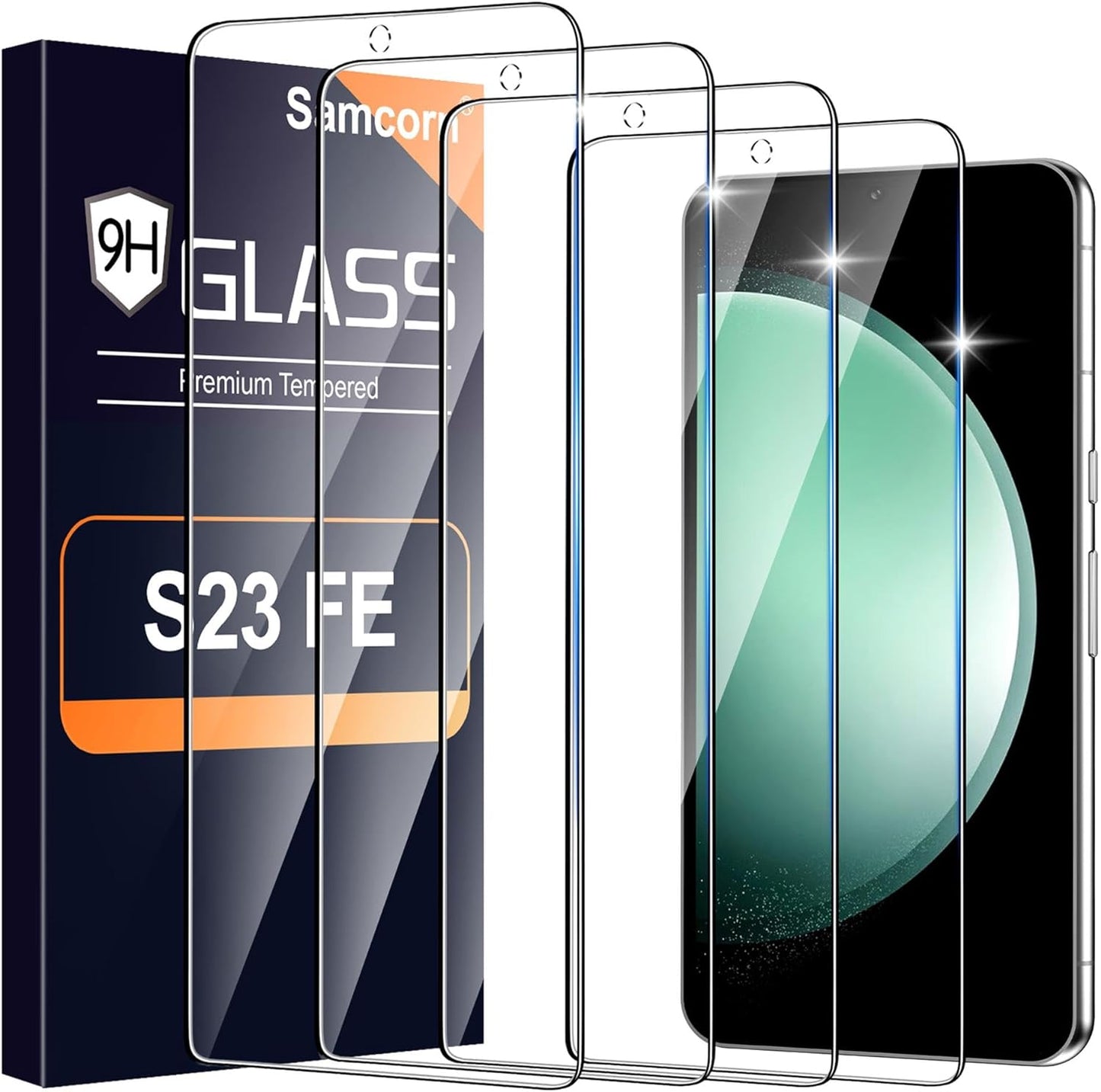 [2+1 Pack] for Google Pixel 6 Pro Privacy Screen Protector, Fingerprint Unlock, 3D Curved, HD Clear Anti-Spy Film for Google Pixel 6 Pro 5G Tempered Glass Camera Screen Protector  Samcorn S23 Fe-Beige  