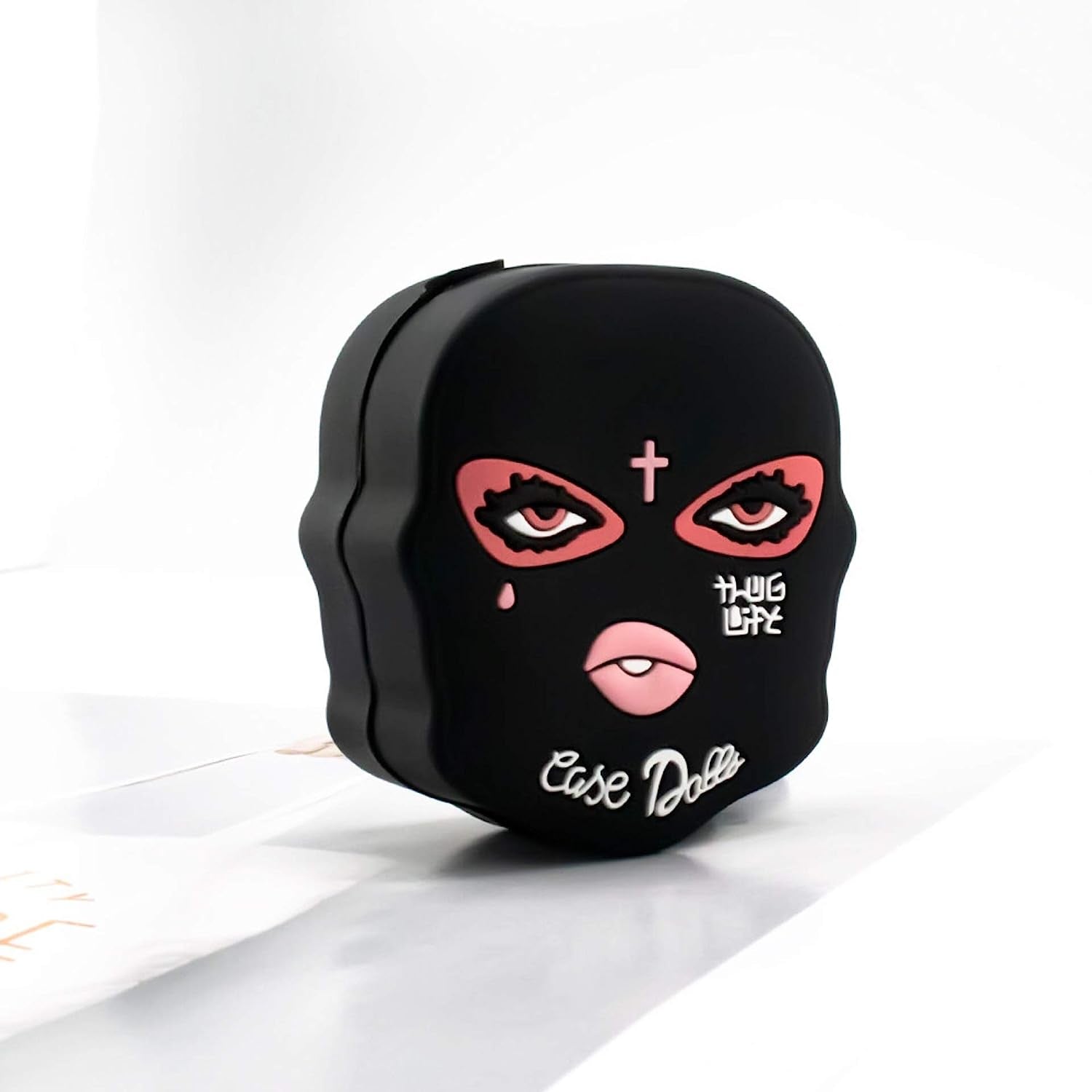 VARWANEO Earphone Case for Samsung Galaxy Buds Live [2020] & Buds Pro [2021], Soft Silicone 3D Cute Funny Cool Cartoon Character Kawaii Fashion Cover Anime Design (Mask)  VARWANEO   