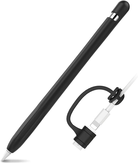Ahastyle Anti-Slip Case Sleeve Silicone Protective Skin [ Added Cable Adapter Tether Kit] Compatible with Apple Pencil 1St Generation  AHASTYLE   