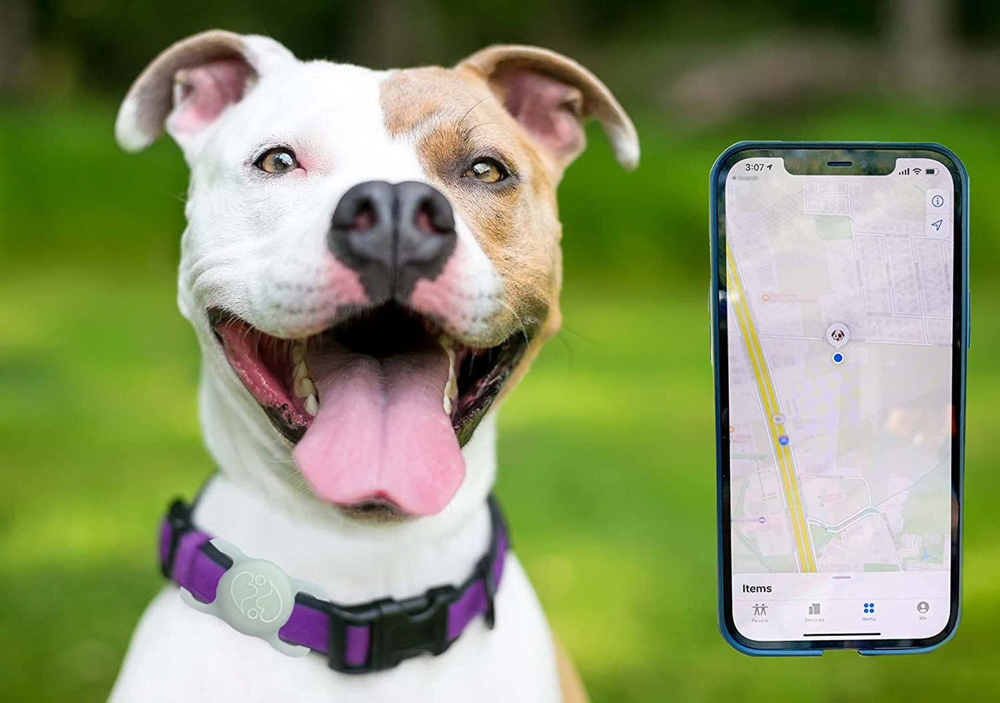 Abiwares Apple Airtag Case for Pets 2Pk Glow in the Dark Apple Airtag Case - Airtag Case for Collars, Backpacks, Luggage Anything with a Strap - GPS Tracker Case - Dogs Cats Pets Tracker Holder  AbiWares   