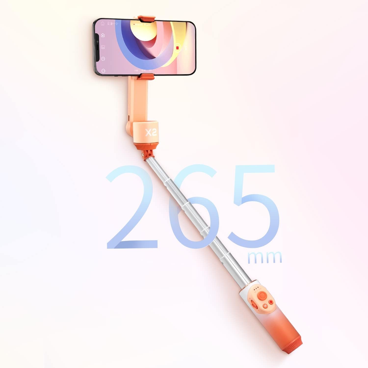 Zhiyun Smooth X2 Smartphone Gimbal Stabilizer for Iphone 11 Pro Xs Max Xr X 8 plus 7 6 SE Android Smartphone Samsung Galaxy Note10 S10- Orange  Zhiyun   