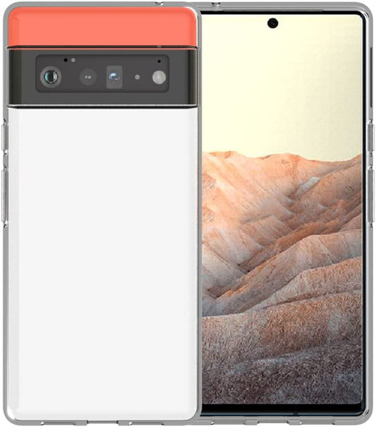 KEEPCA Google Pixel 6 Pro Clear Case,Slim Thin Soft TPU Silicone Flexible Rubber Gel Skin Lightweight Anti-Scratch Protective Cases Cover for Pixel 6 Pro,Crystal Clear  KEEPCA   